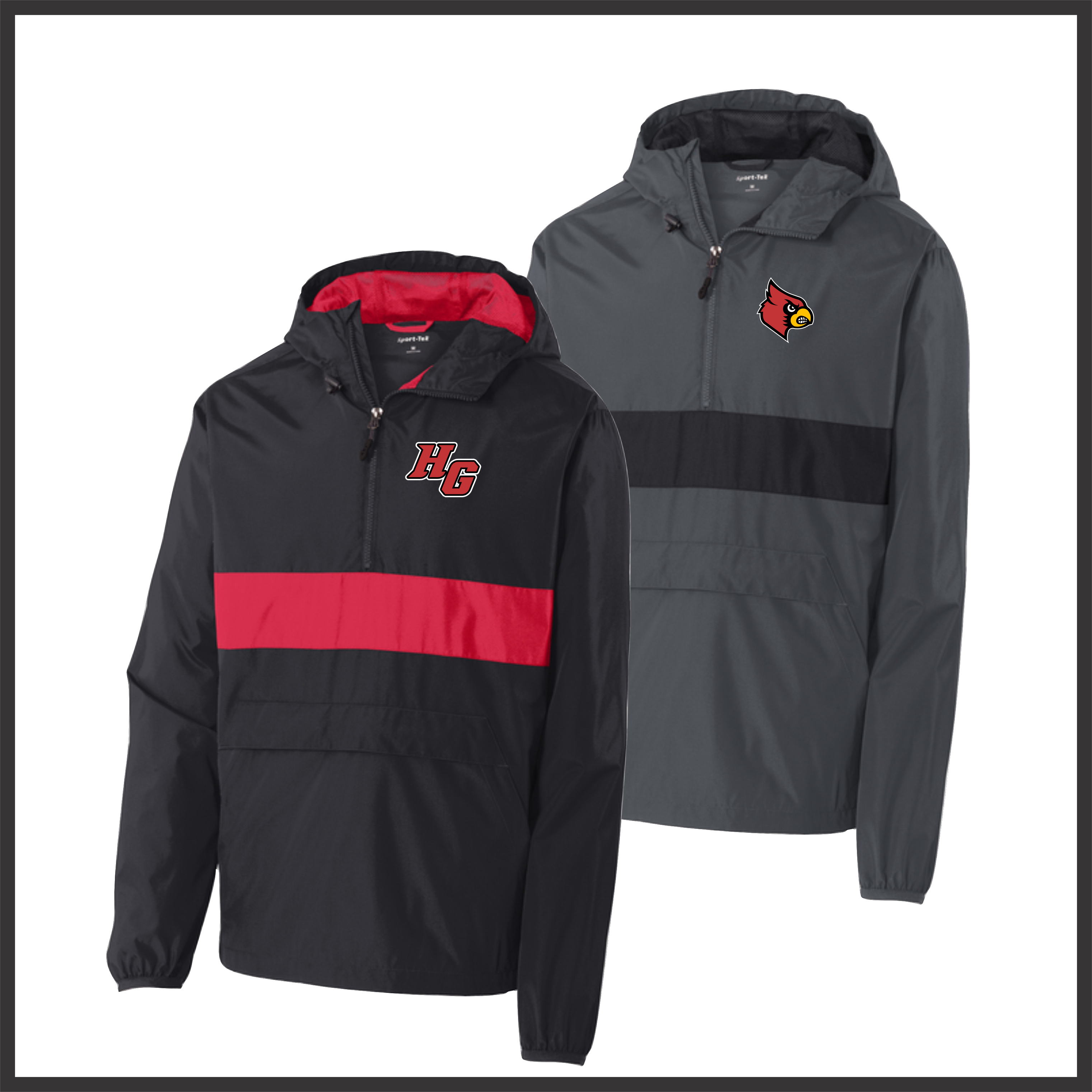 Harmony Grove Striped Anorak Pullover