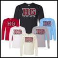 HGFCB26 Checkered HG Long Sleeve Ringspun Cotton T-Shirt