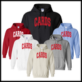 HGFCB26 Polka Dot CARDS Cotton Blend Hoodie Sweatshirt