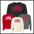 HGFCB26 Polka Dot CARDS *POCKET* Crewneck Sweatshirt