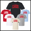 HGFCB26 Polka Dot CARDS Short Sleeve Ringspun Cotton T-Shirt