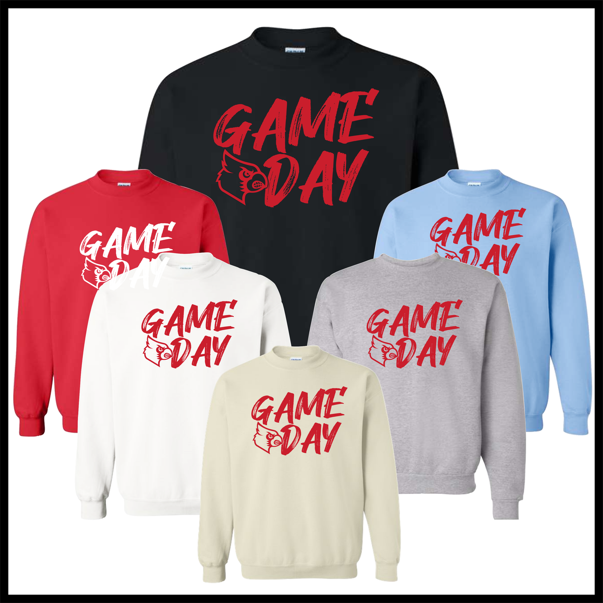 HGFCB26 Game Day Cotton Blend Crewneck Sweatshirt