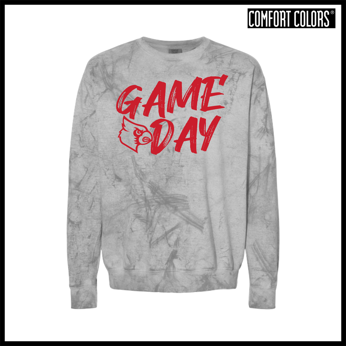 HGFCB26 Game Day Comfort Colors Colorblast Crewneck Sweatshirt