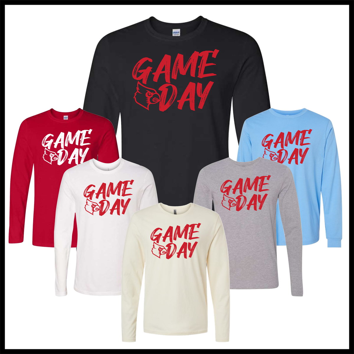 HGFCB26 Game Day Long Sleeve Ringspun Cotton T-Shirt