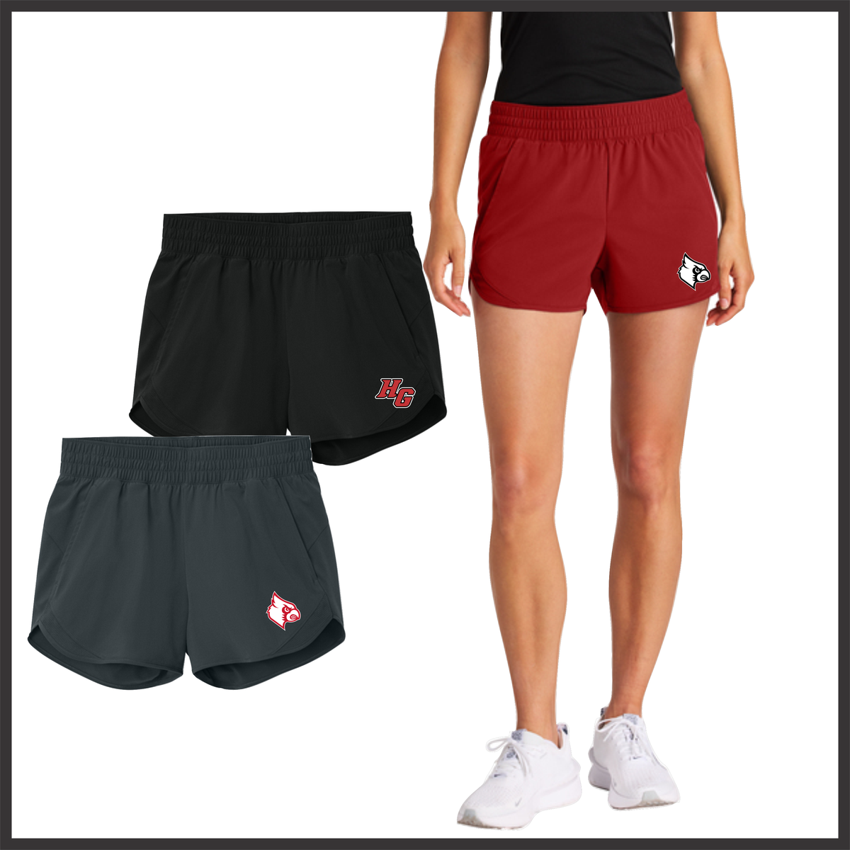 HGFCB26 Women's Moisture Wicking Shorts