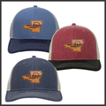Hot Spring County Fair Snapback Trucker Hat *LEATHER PATCH*