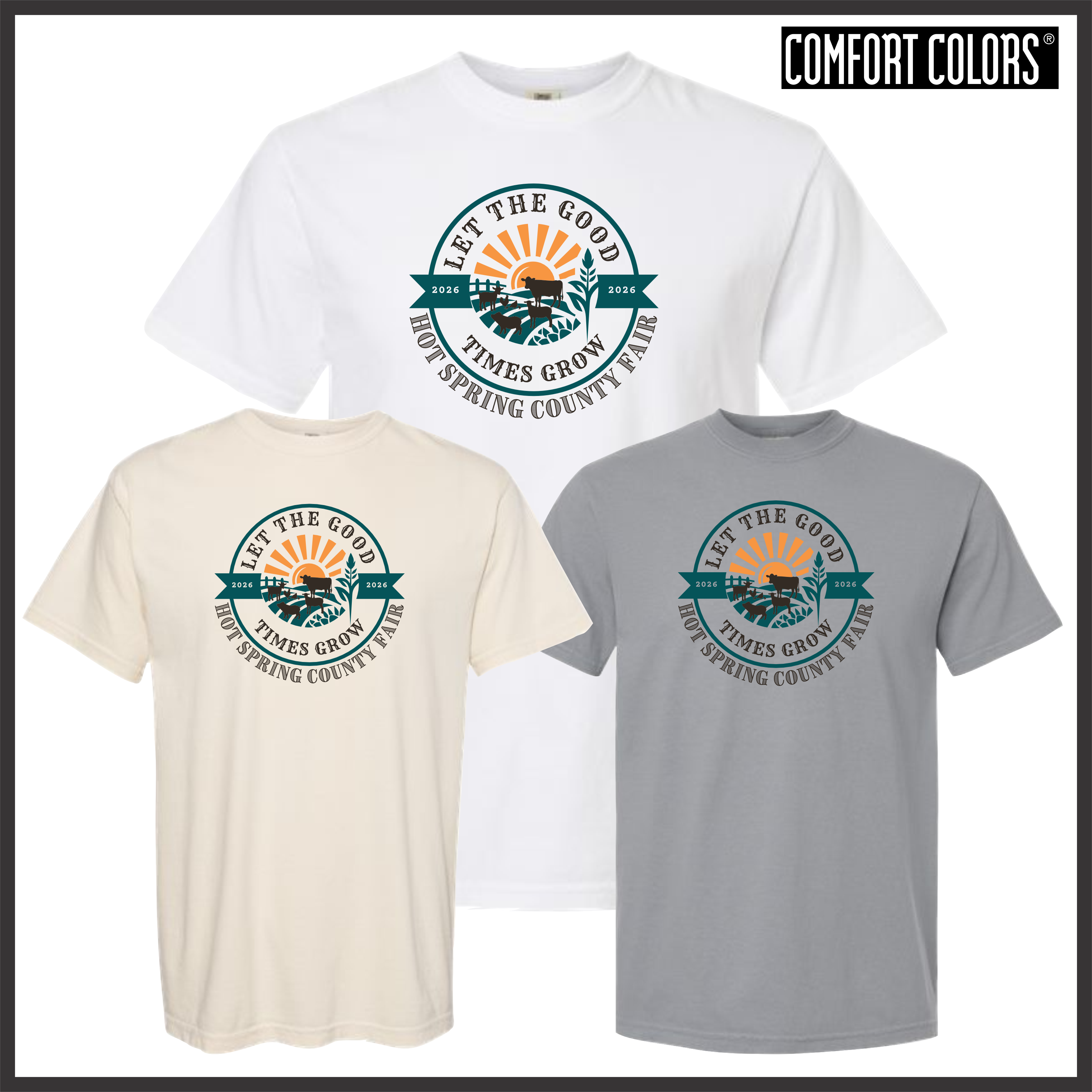 Hot Spring County Fair Short Sleeve Comfort Colors T-Shirt