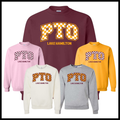 Lake Hamilton Checkered PTO Cotton Blend Crewneck Sweatshirt
