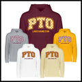 Lake Hamilton Checkered PTO 100% Poly Wicking Fleece Hoodie Sweatshirt