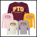 Lake Hamilton Checkered PTO Long Sleeve Ringspun Cotton T-Shirt