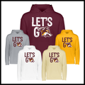 Lake Hamilton Let's Go 100% Poly Wicking Fleece Hoodie Sweatshirt
