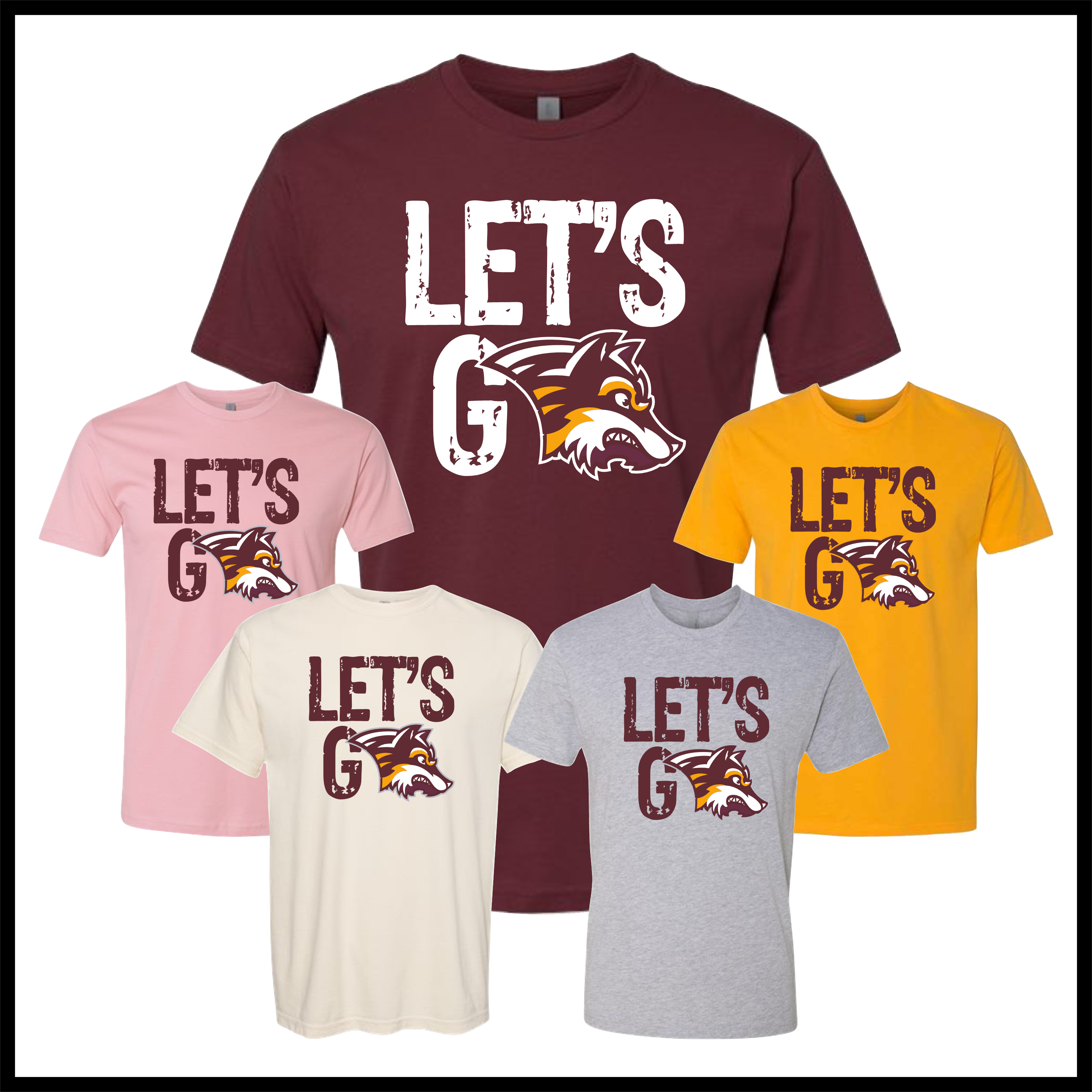 Lake Hamilton Let's Go Short Sleeve Ringspun Cotton T-Shirt