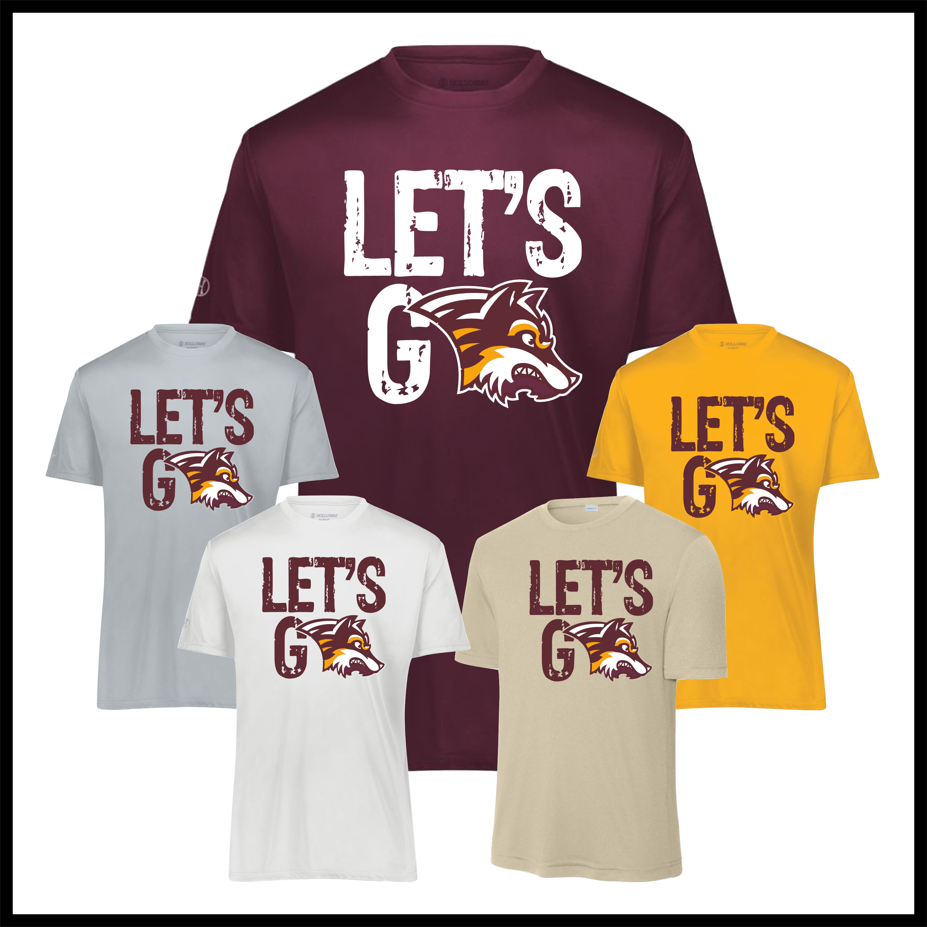 Lake Hamilton Let's Go Short Sleeve 100% Poly Wicking T-Shirt
