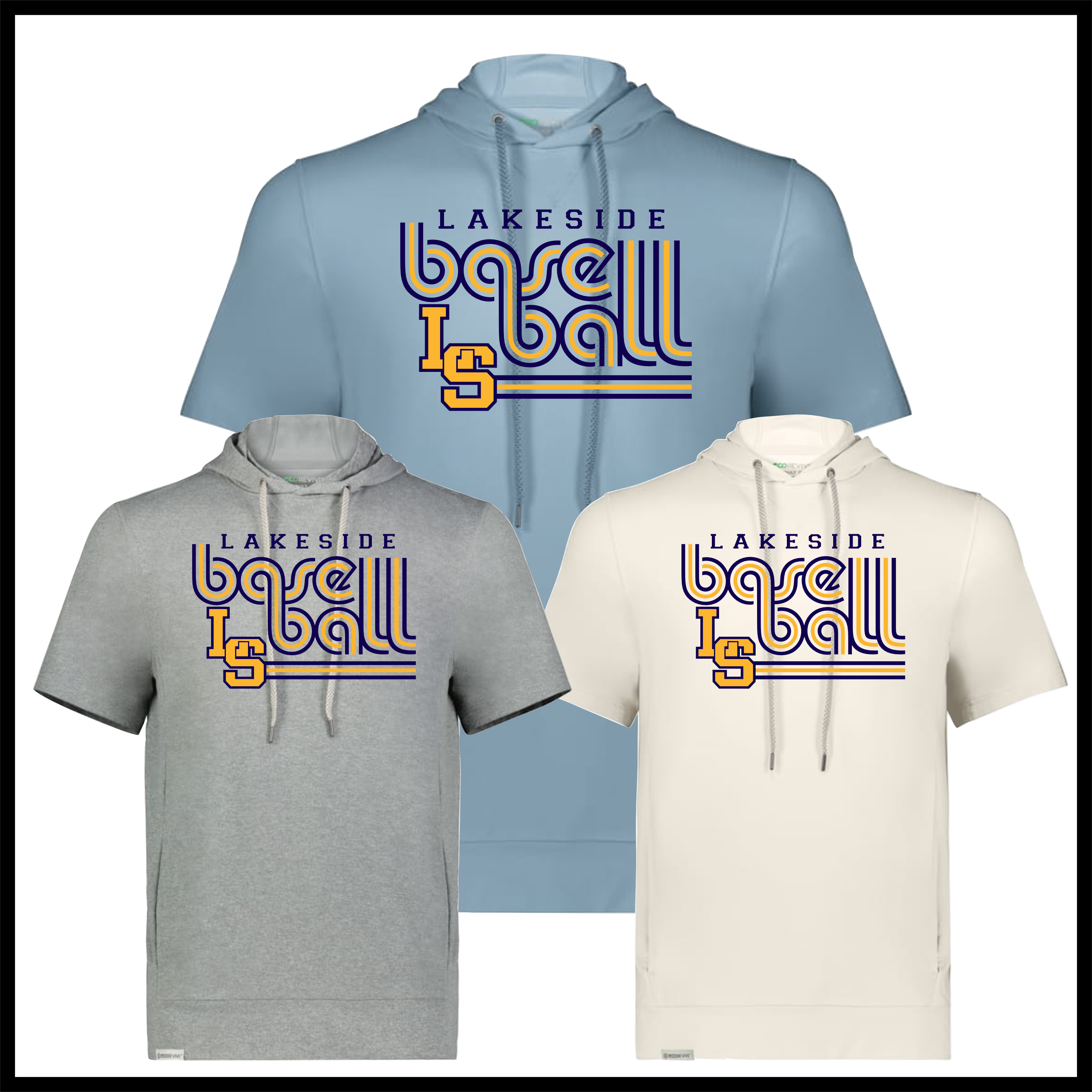 LTBA LS Baseball Soft Knit Short Sleeve Hooded Pullover