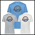 LTBA Rams Baseball Short Sleeve 100% Poly Wicking T-Shirt