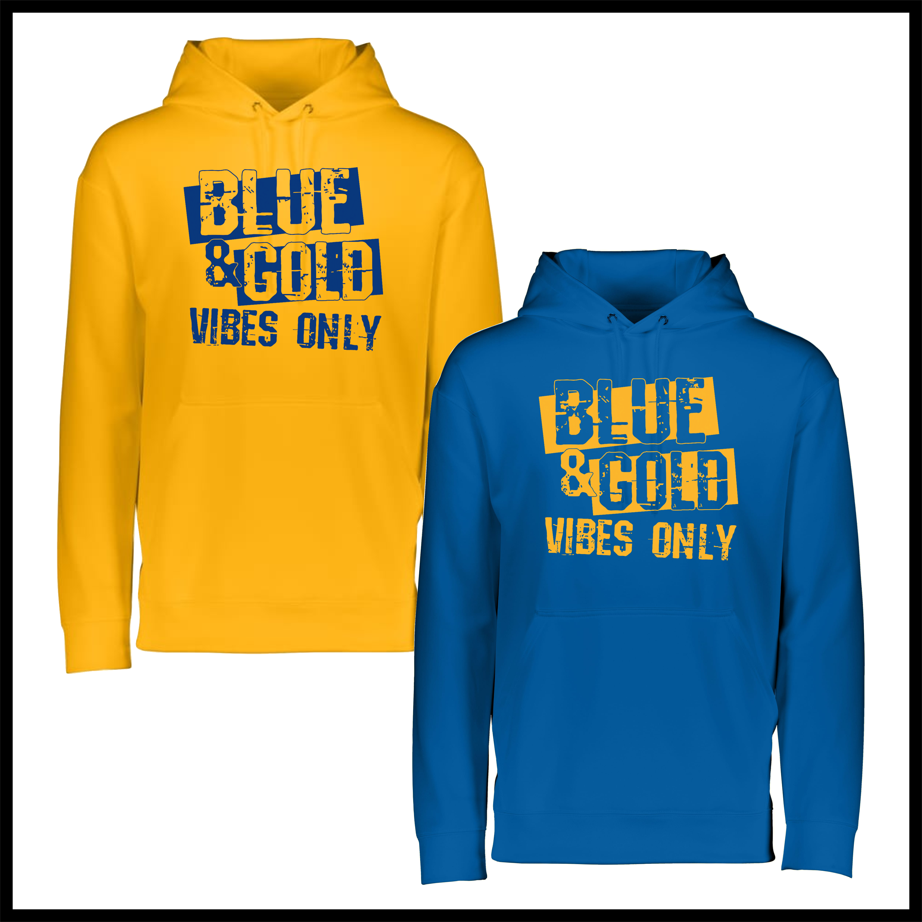 LTBA BLUE & GOLD 100% Poly Wicking Hoodie Sweatshirt