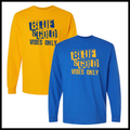 LTBA BLUE & GOLD Long Sleeve Cotton Blend T-Shirt