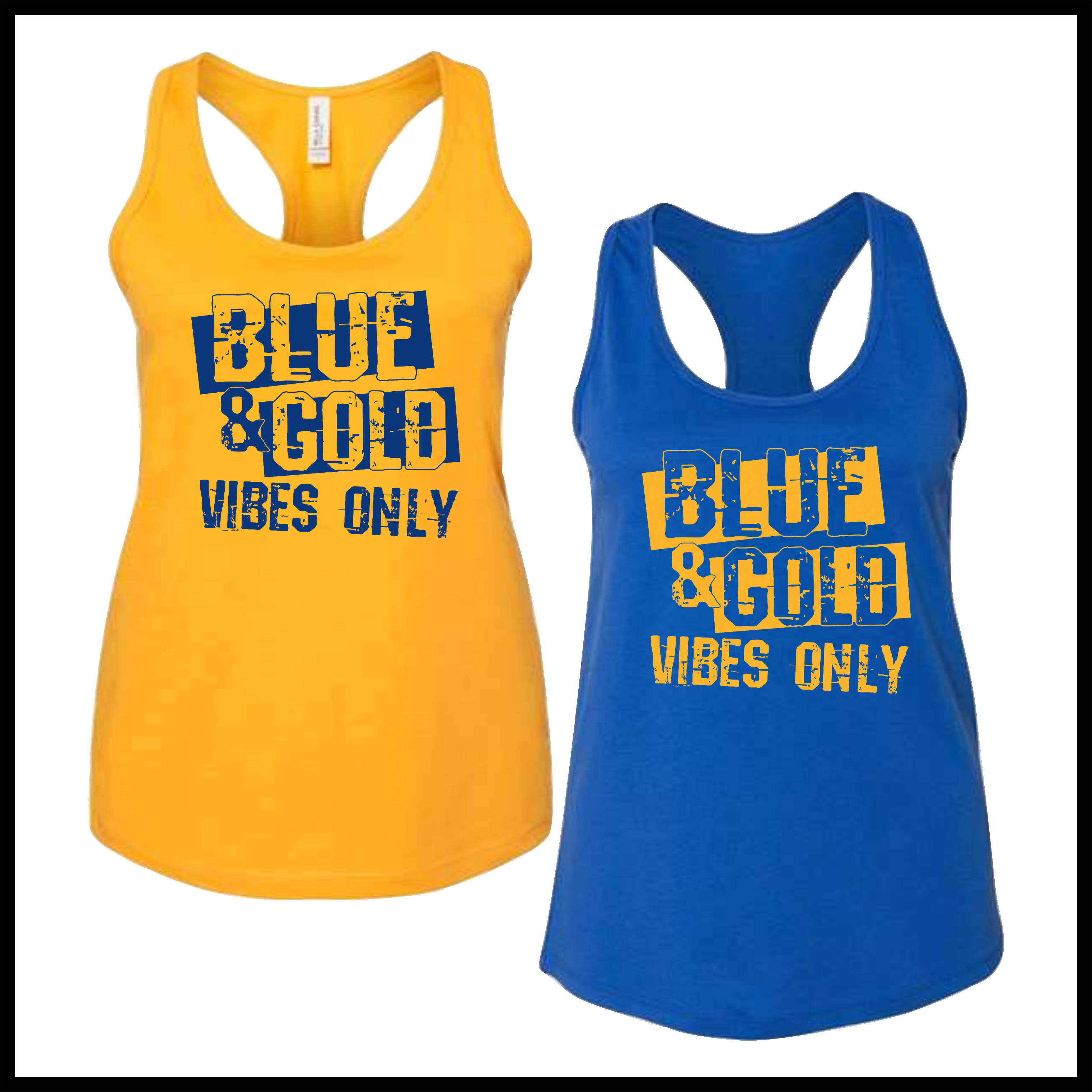 LTBA BLUE & GOLD Ladies Cotton Tank