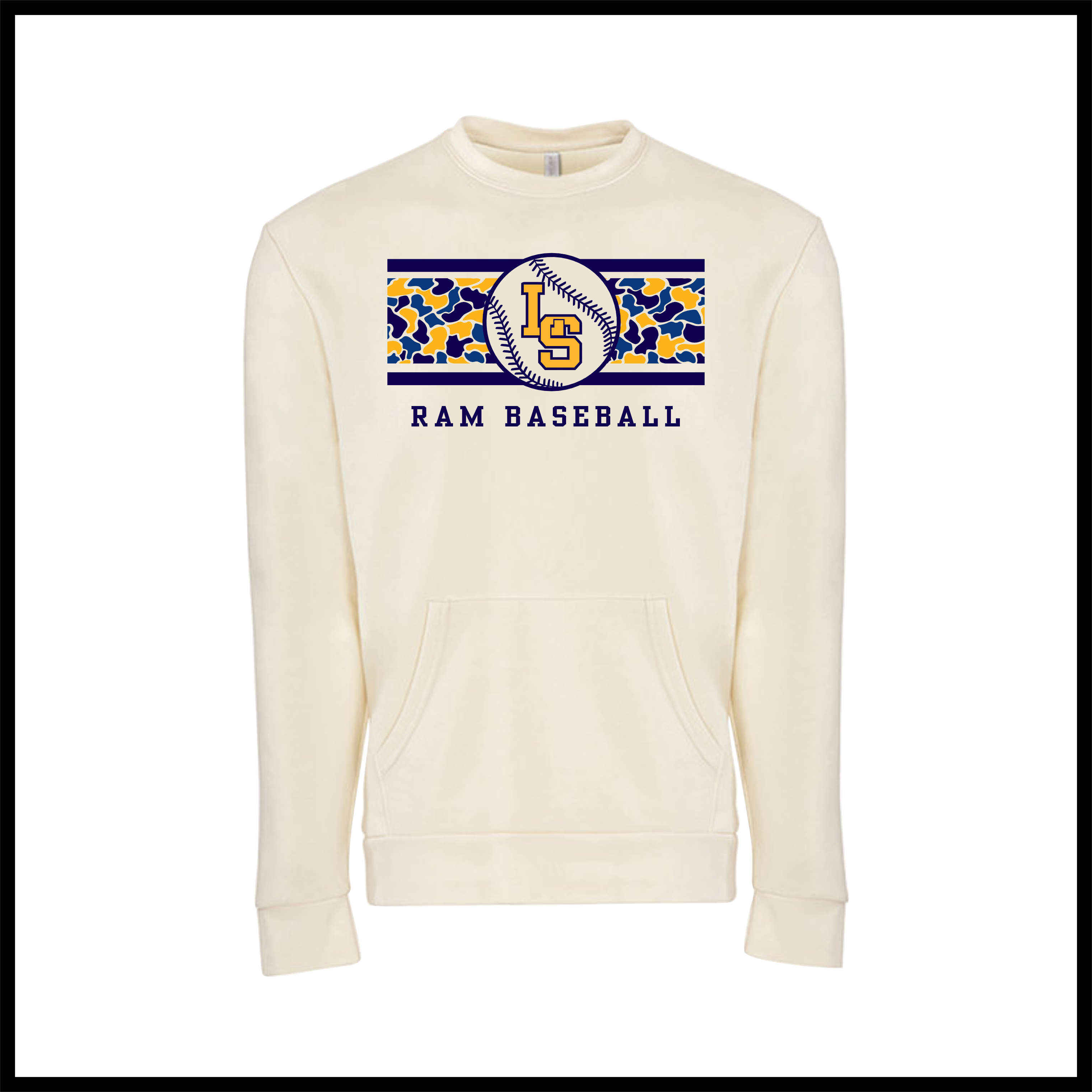 LTBA Camo Print Cotton Blend *POCKET* Crewneck Sweatshirt