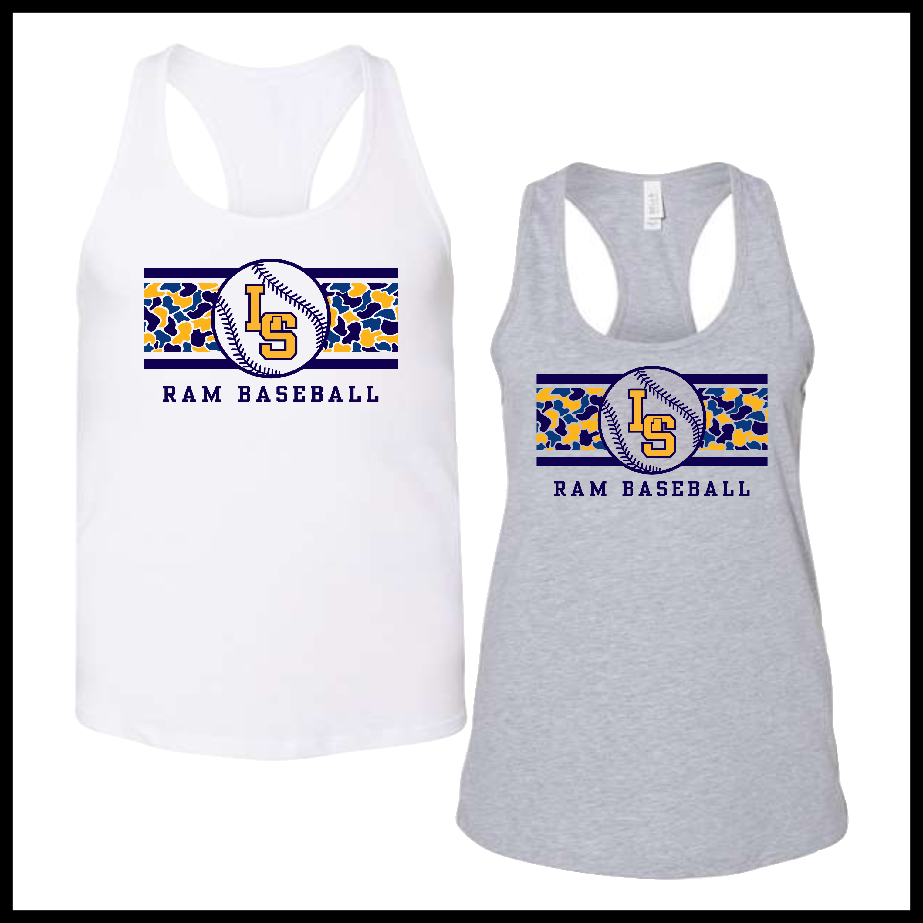 LTBA CAMO PRINT Ladies Cotton Tank