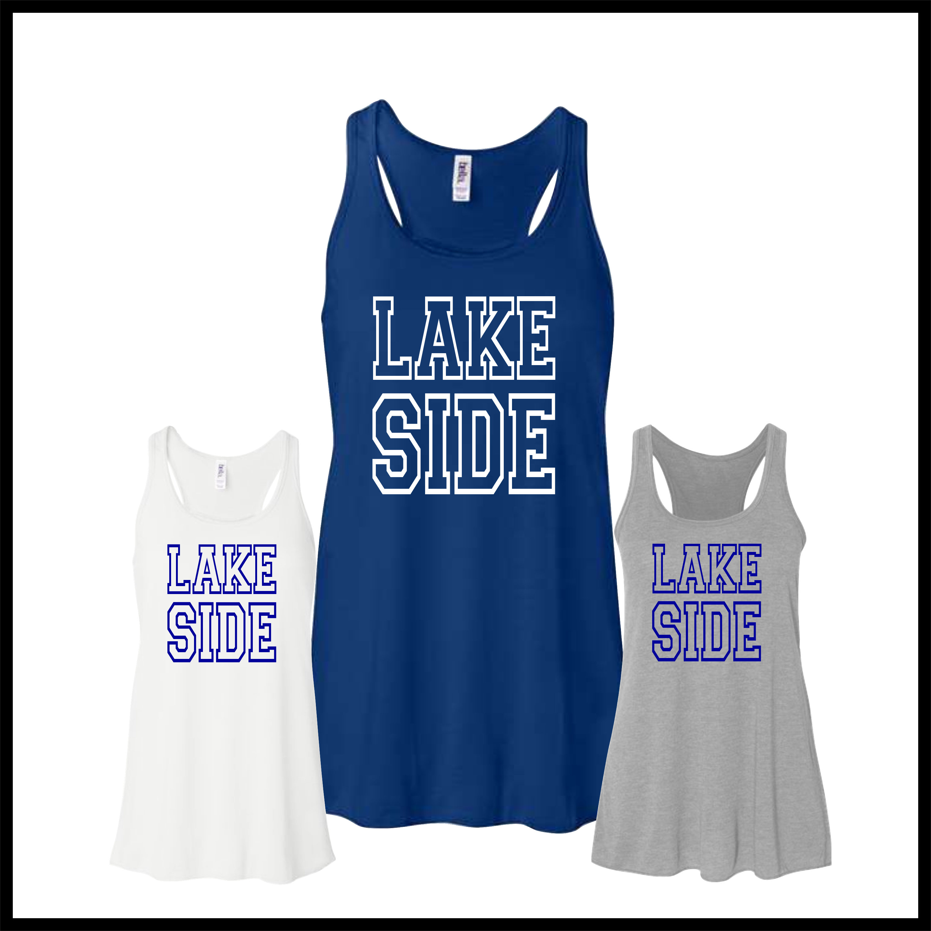 LTBA LAKE-SIDE Women's Flowy Racerback Tank