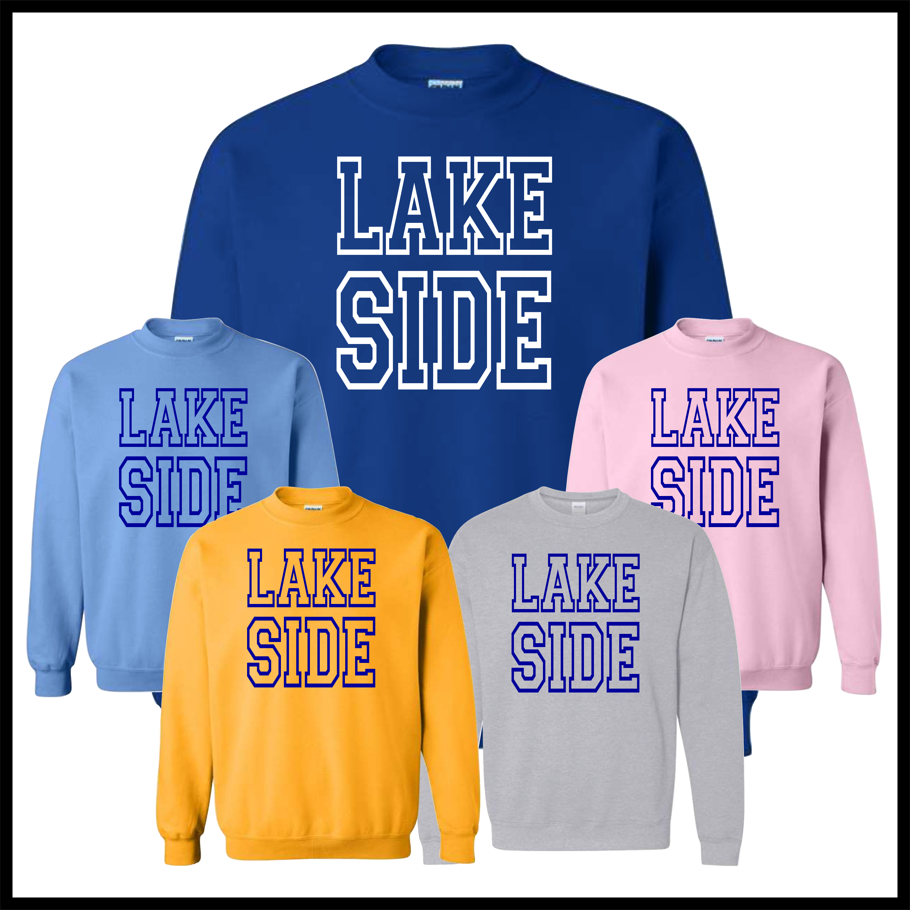 LTBA LAKE-SIDE Cotton Blend Crewneck Sweatshirt