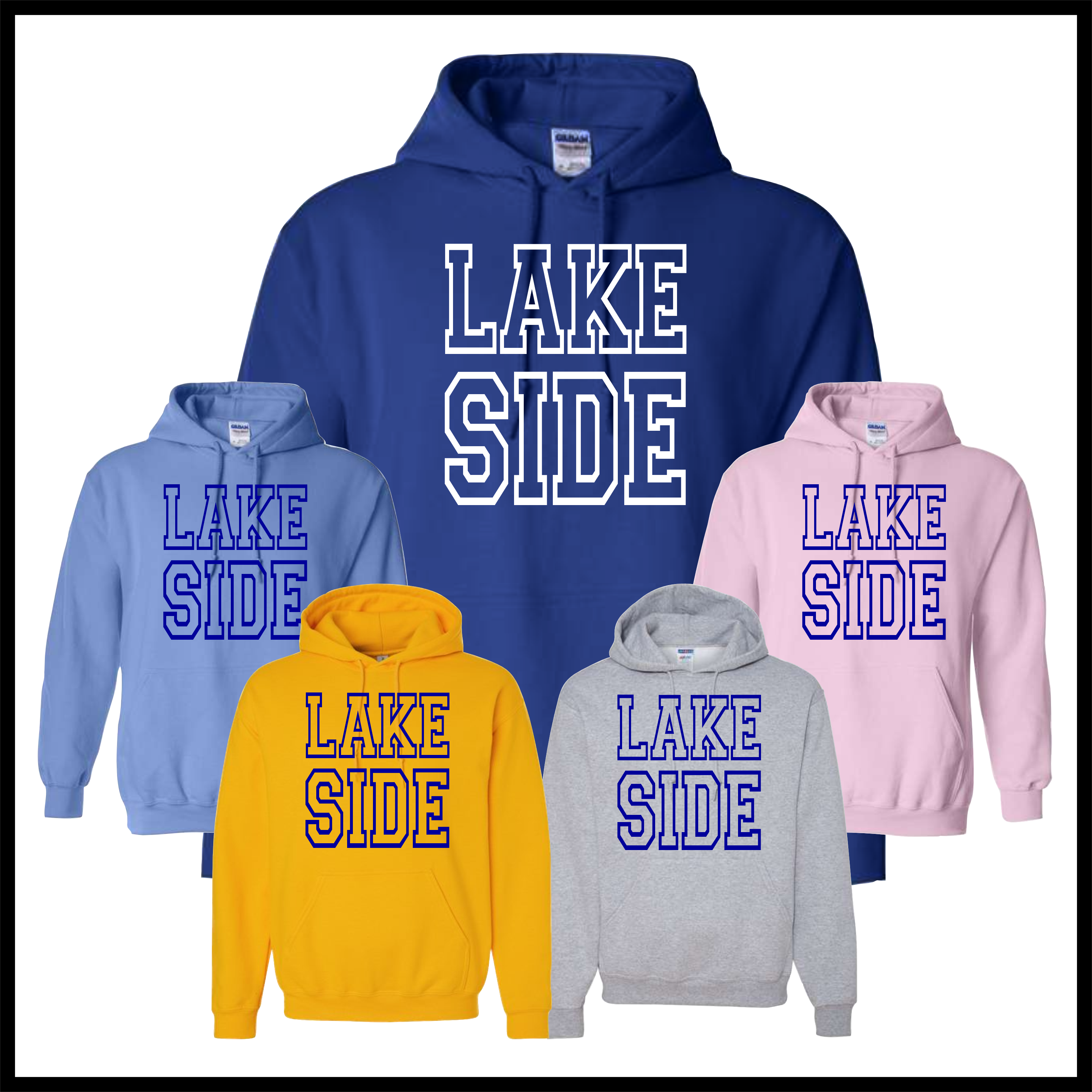 LTBA LAKE-SIDE Cotton Blend Hoodie Sweatshirt