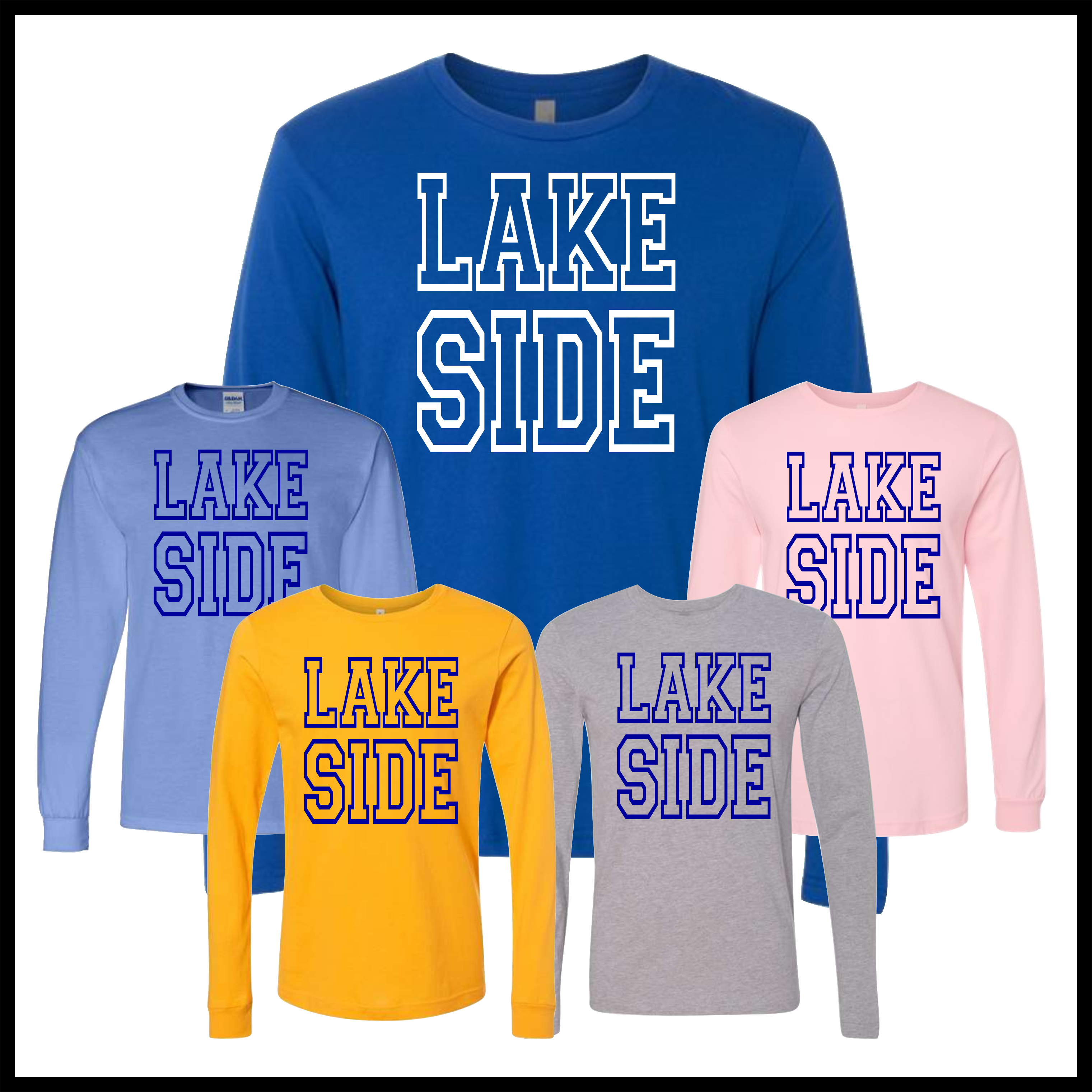 LTBA LAKE-SIDE Long Sleeve Cotton Blend T-Shirt
