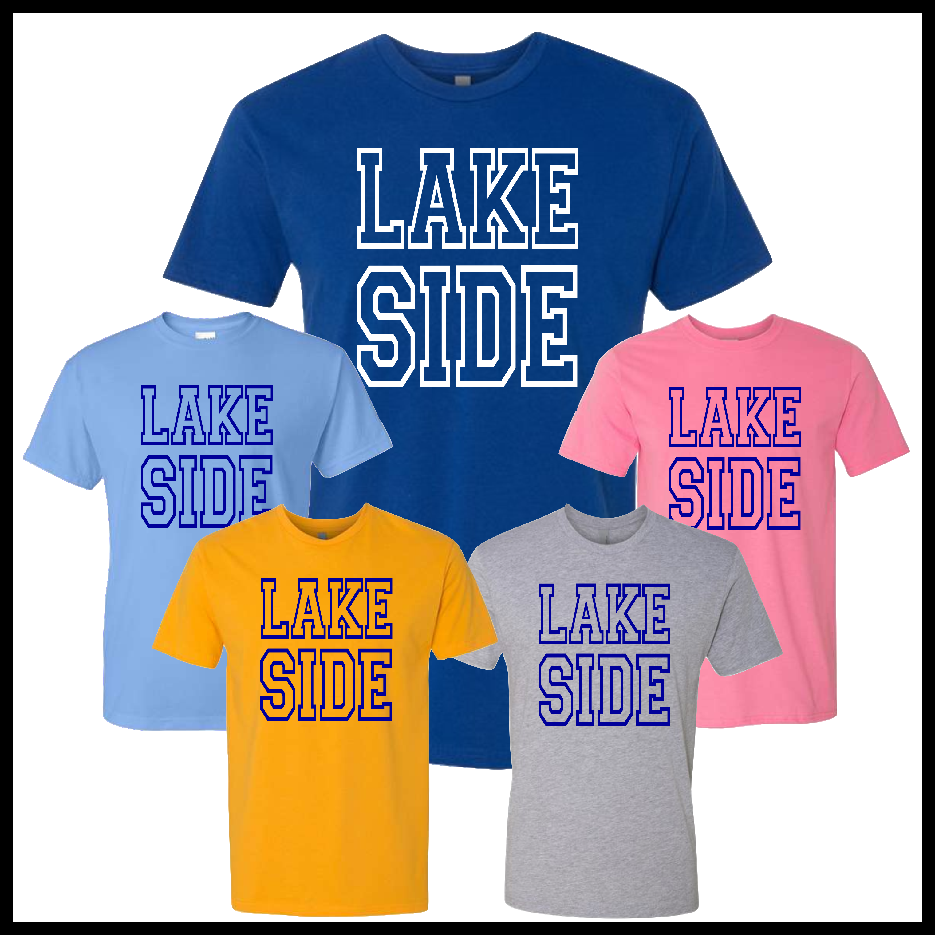 LTBA LAKE-SIDE Short Sleeve Cotton Blend T-Shirt
