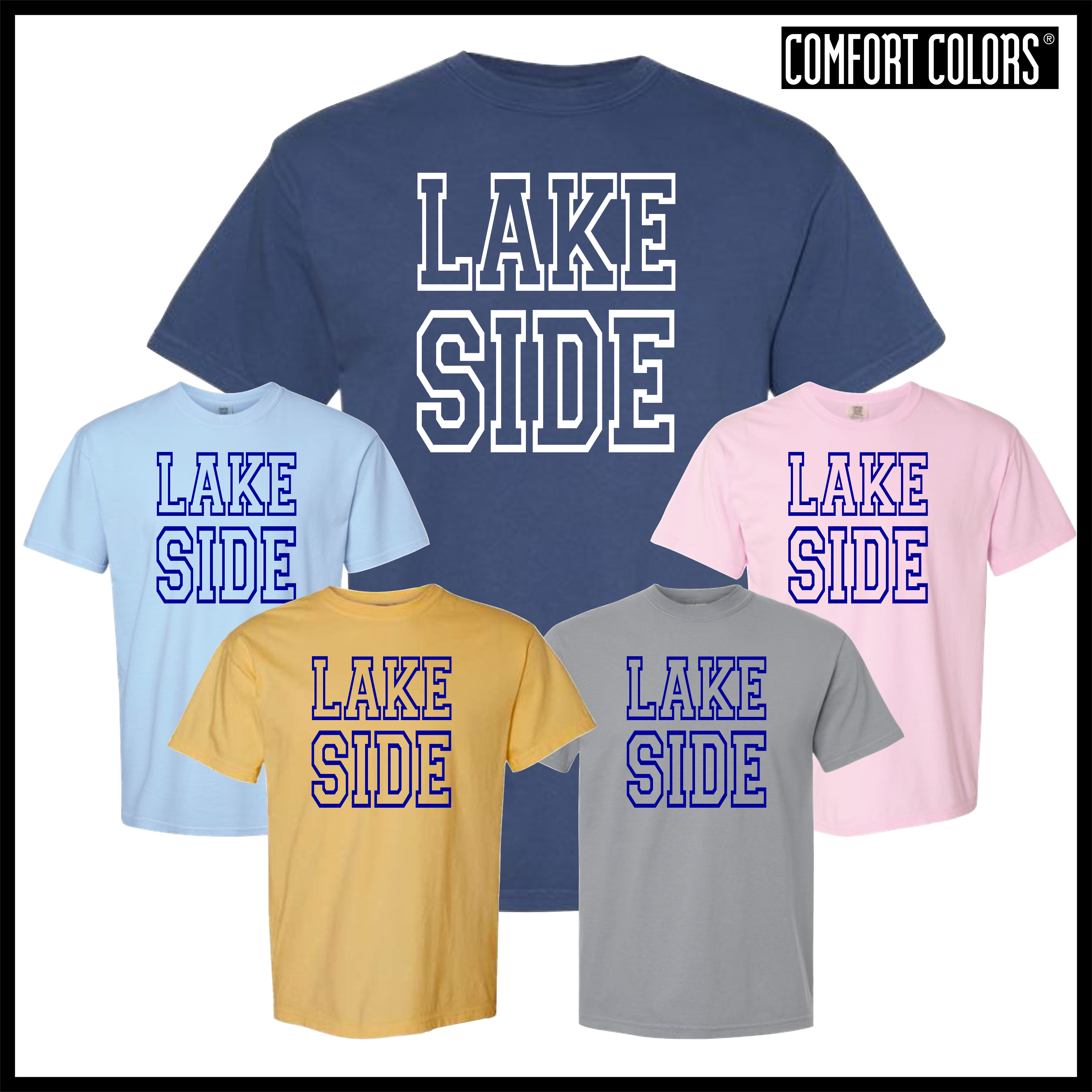 LTBA LAKE-SIDE Short Sleeve Comfort Colors T-Shirt