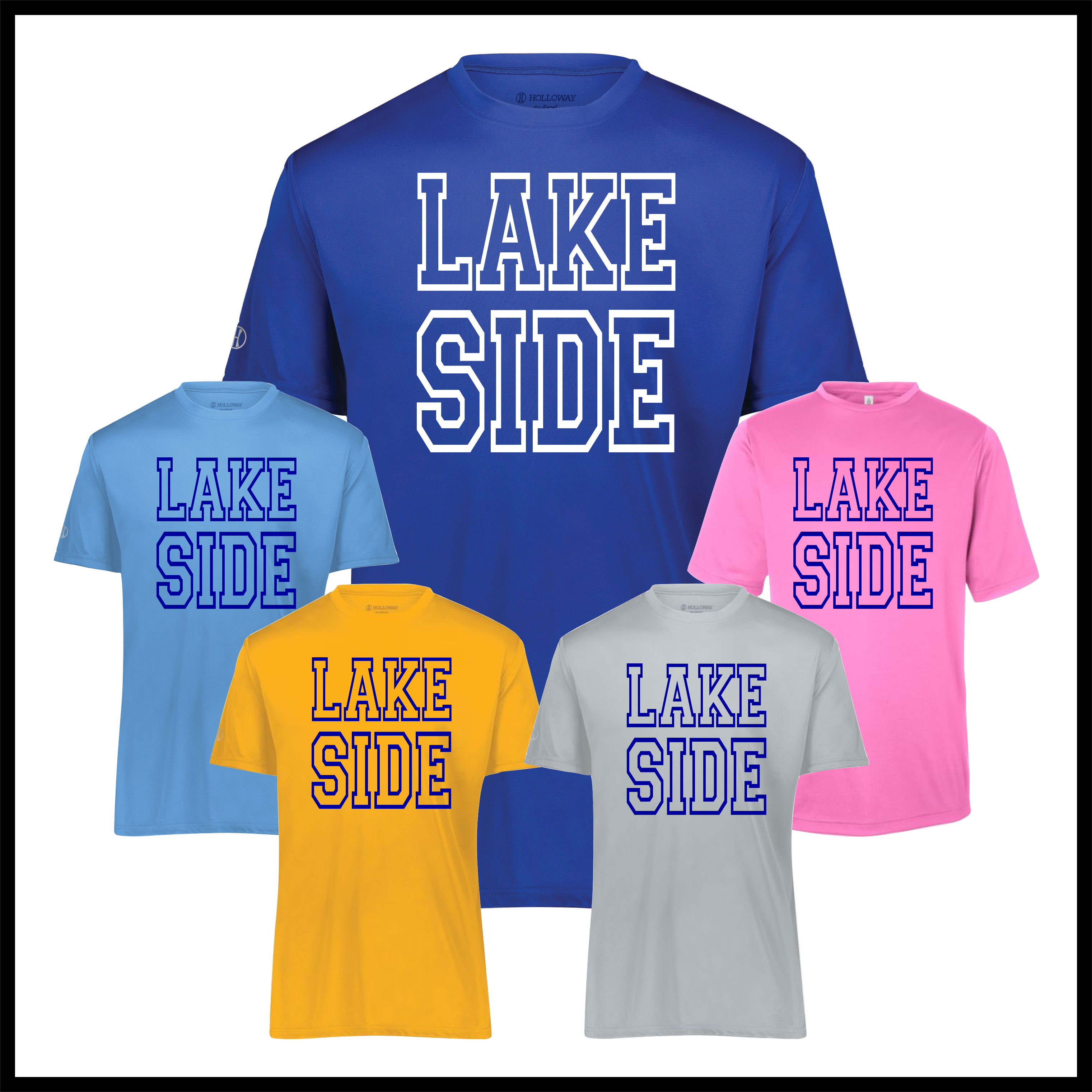 LTBA LAKE-SIDE Short Sleeve 100% Poly Wicking T-Shirt