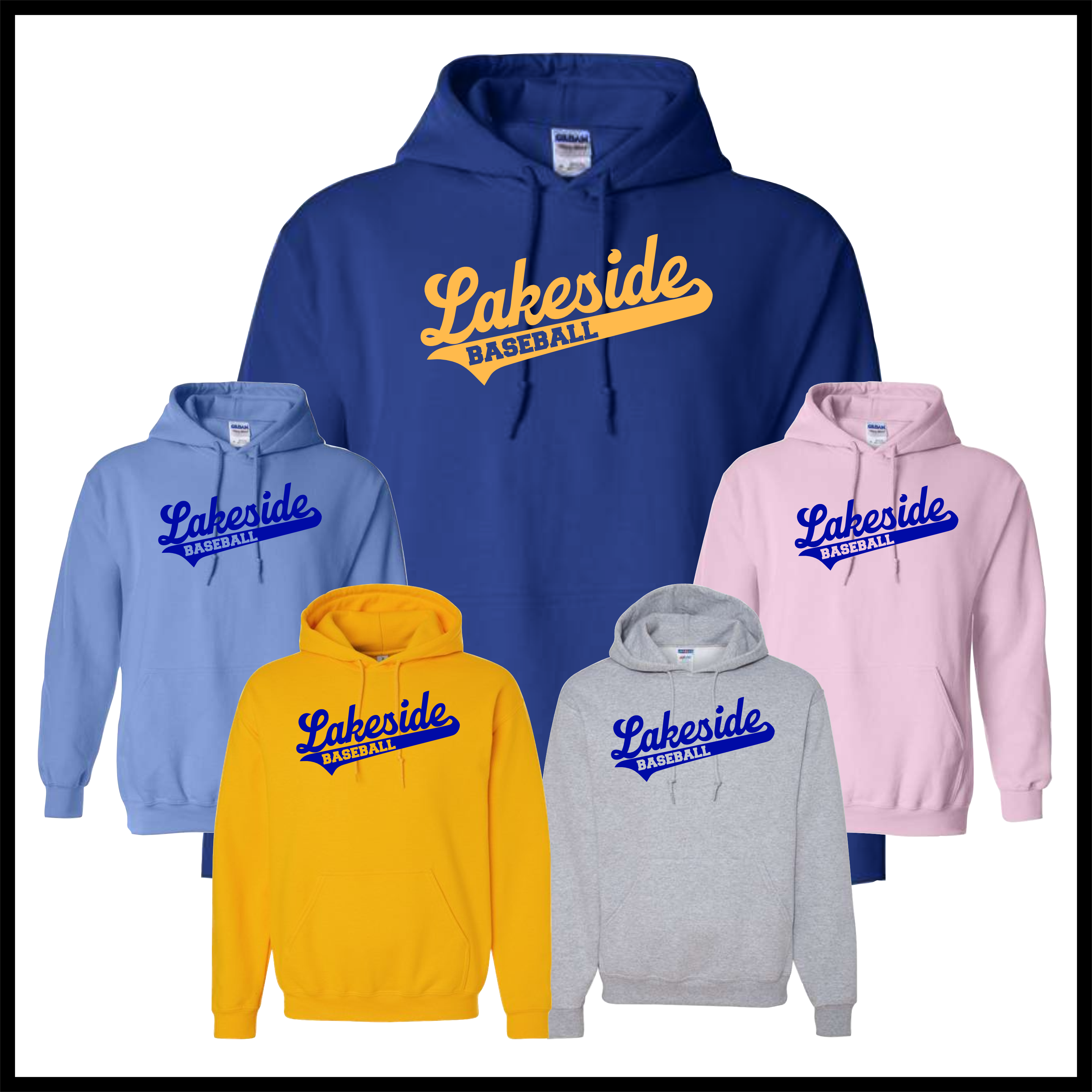 LTBA Lakeside Script Cotton Blend Hoodie Sweatshirt