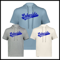 LTBA Lakeside Script Soft Knit Short Sleeve Hooded Pullover