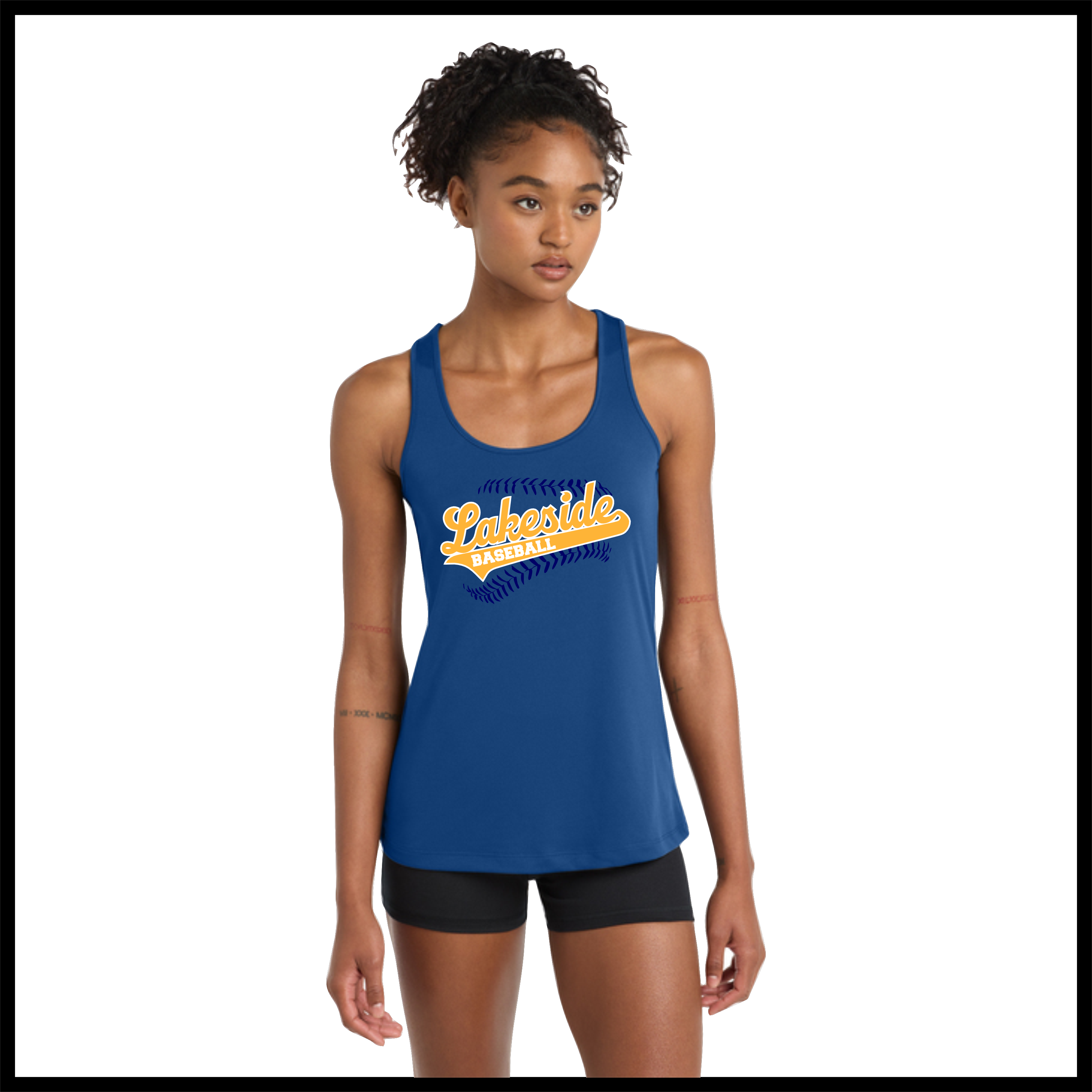 LTBA BASEBALL Ladies 100% Poly Wicking Tank