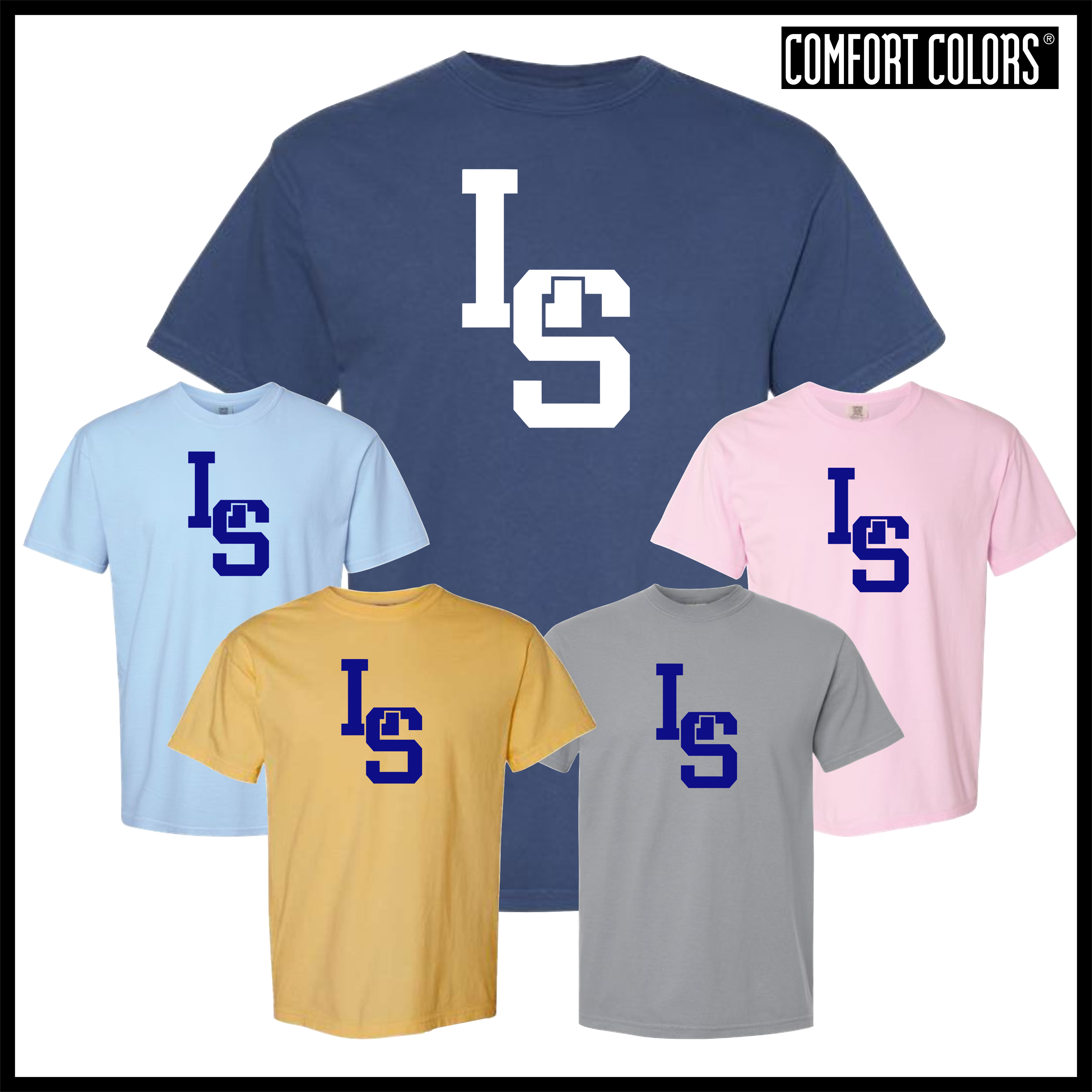 LTBA Stacked LS Short Sleeve Comfort Colors T-Shirt
