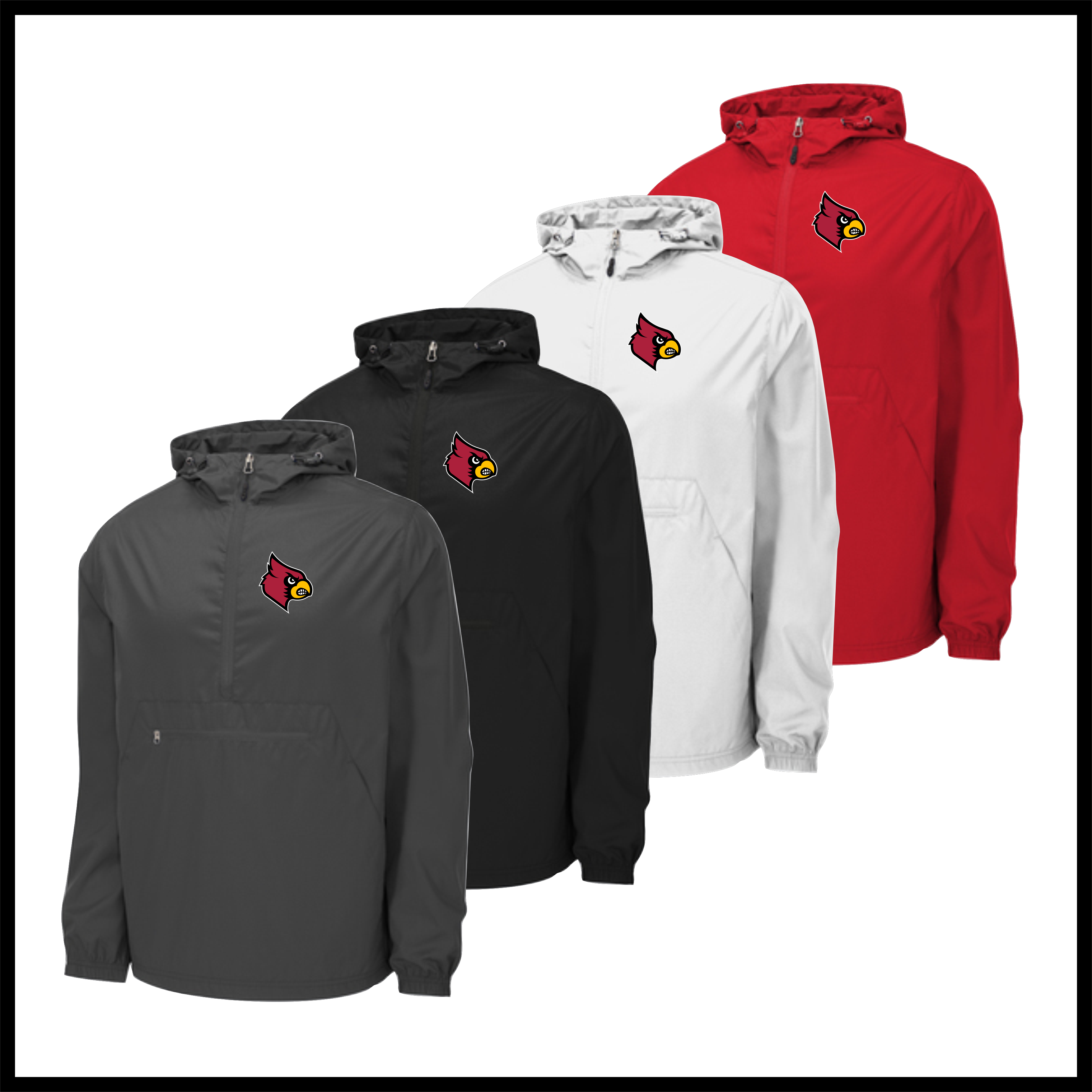 Lady Cardinals Anorak Pullover