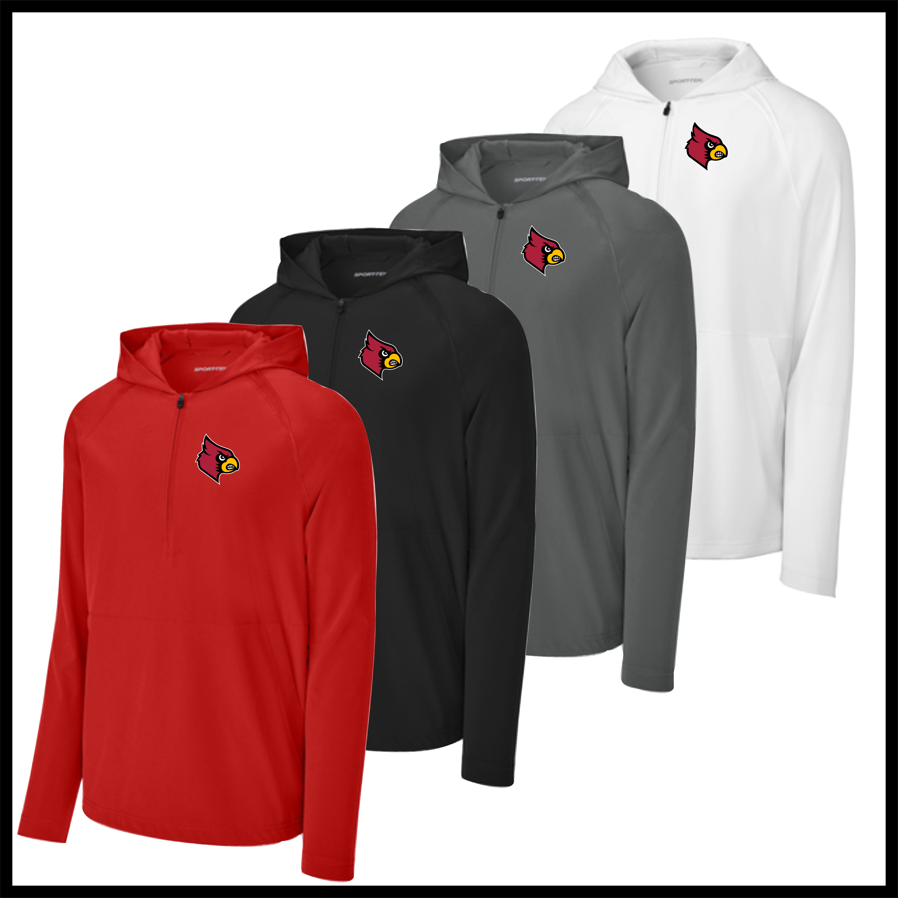 Lady Cardinals Long Sleeve Cage Pullover