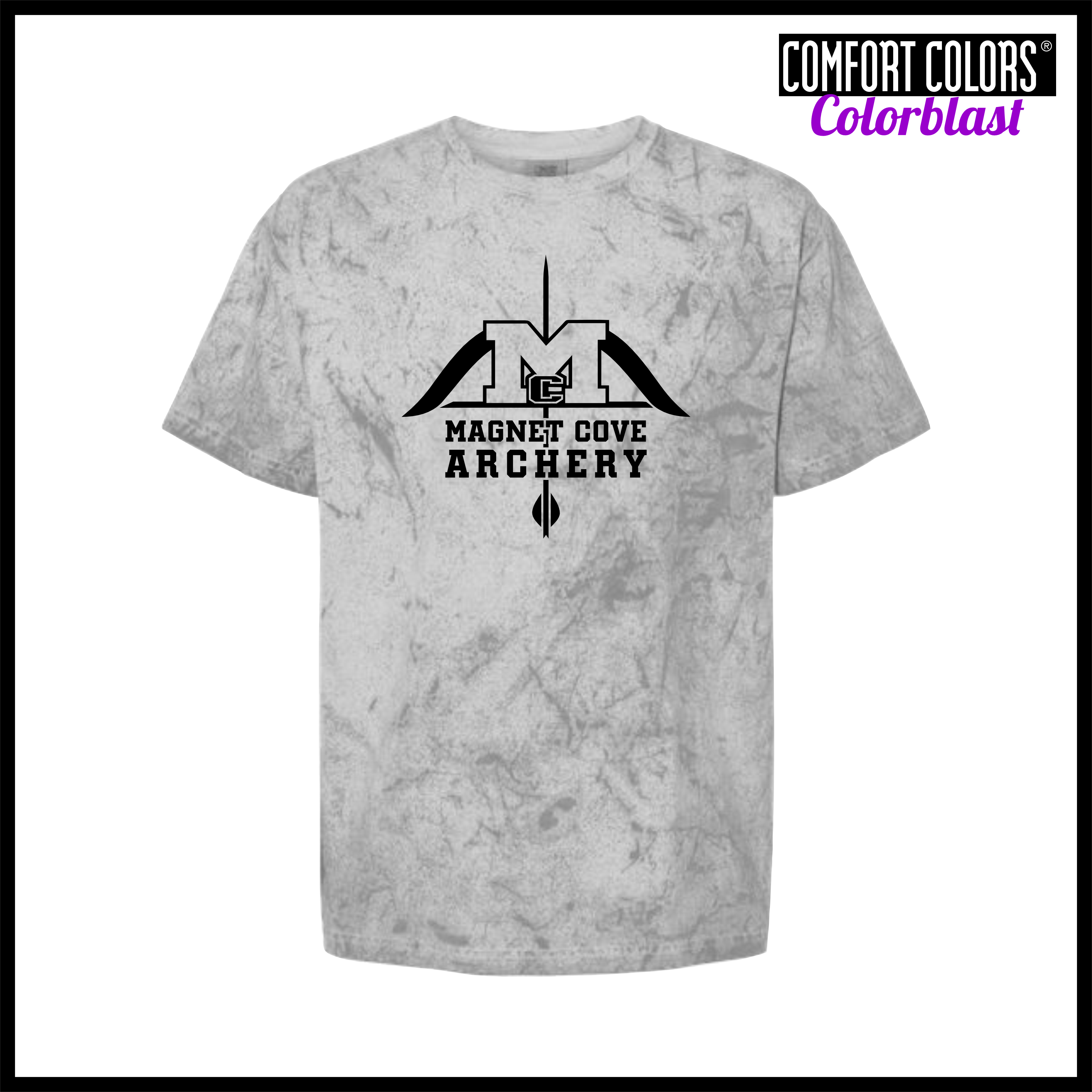 Magnet Cove Archery Team Logo Short Sleeve Comfort Colors Colorblast T-Shirt