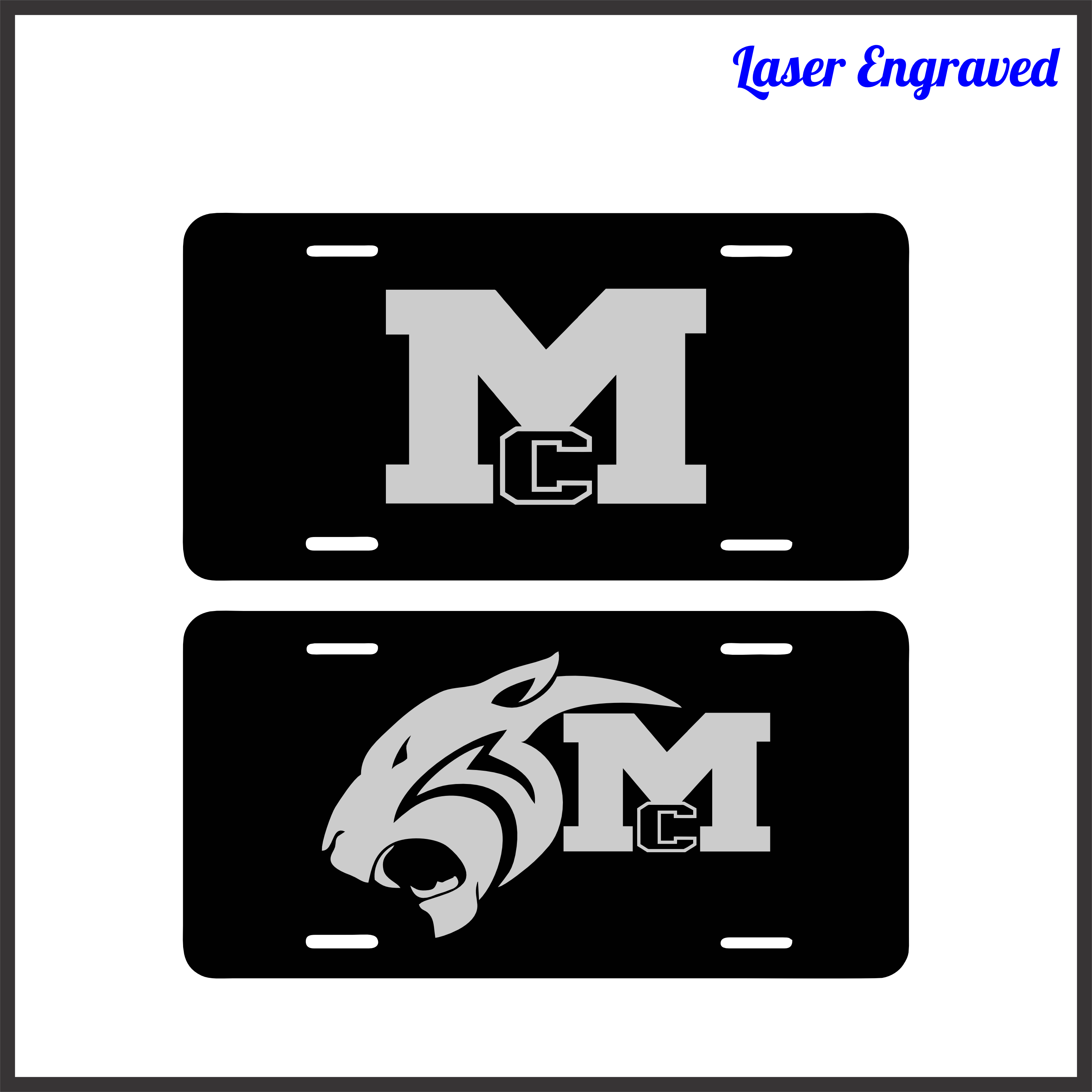 Magnet Cove Engraved License Plate