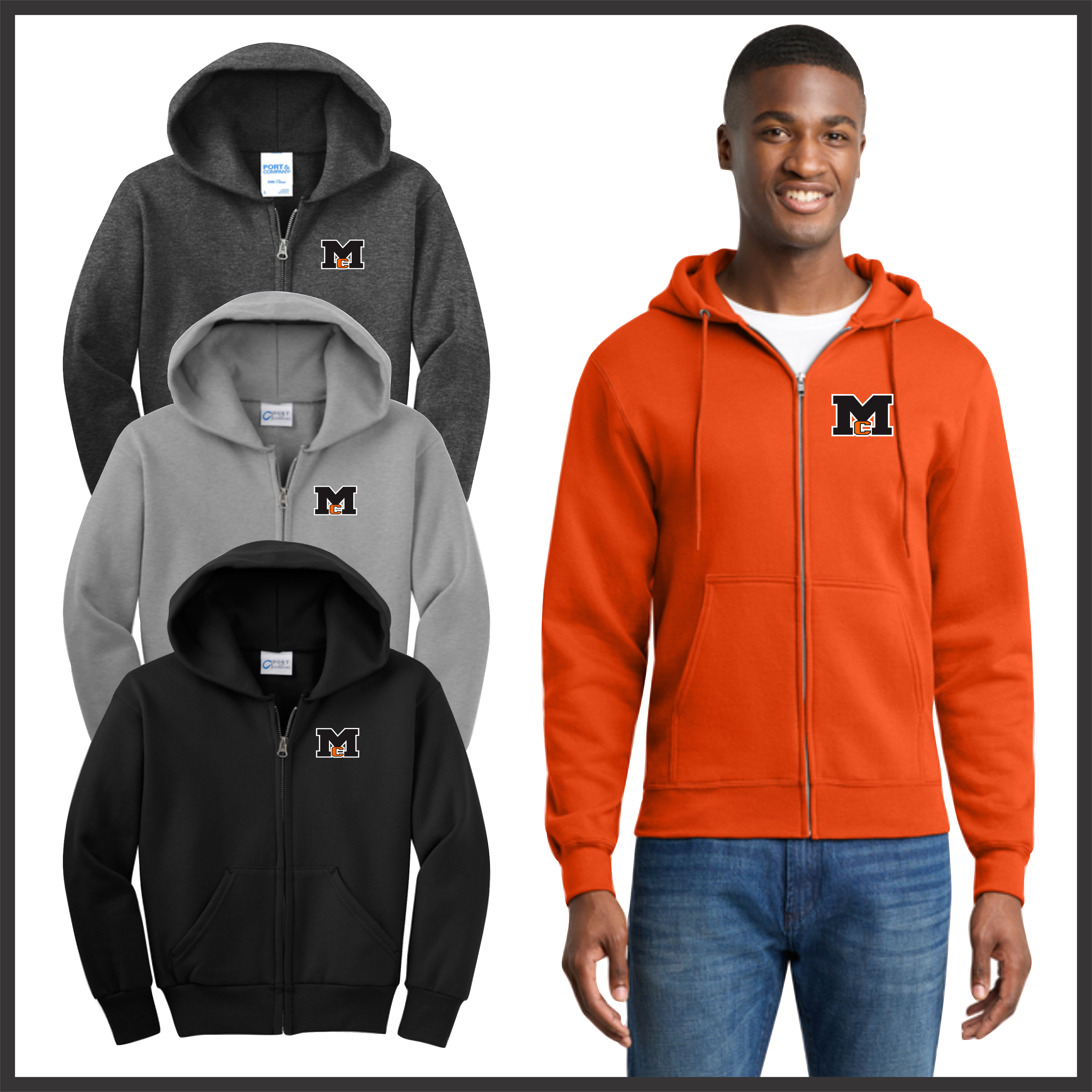 Magnet Cove Full Zip Cotton Blend Hoodie Jacket
