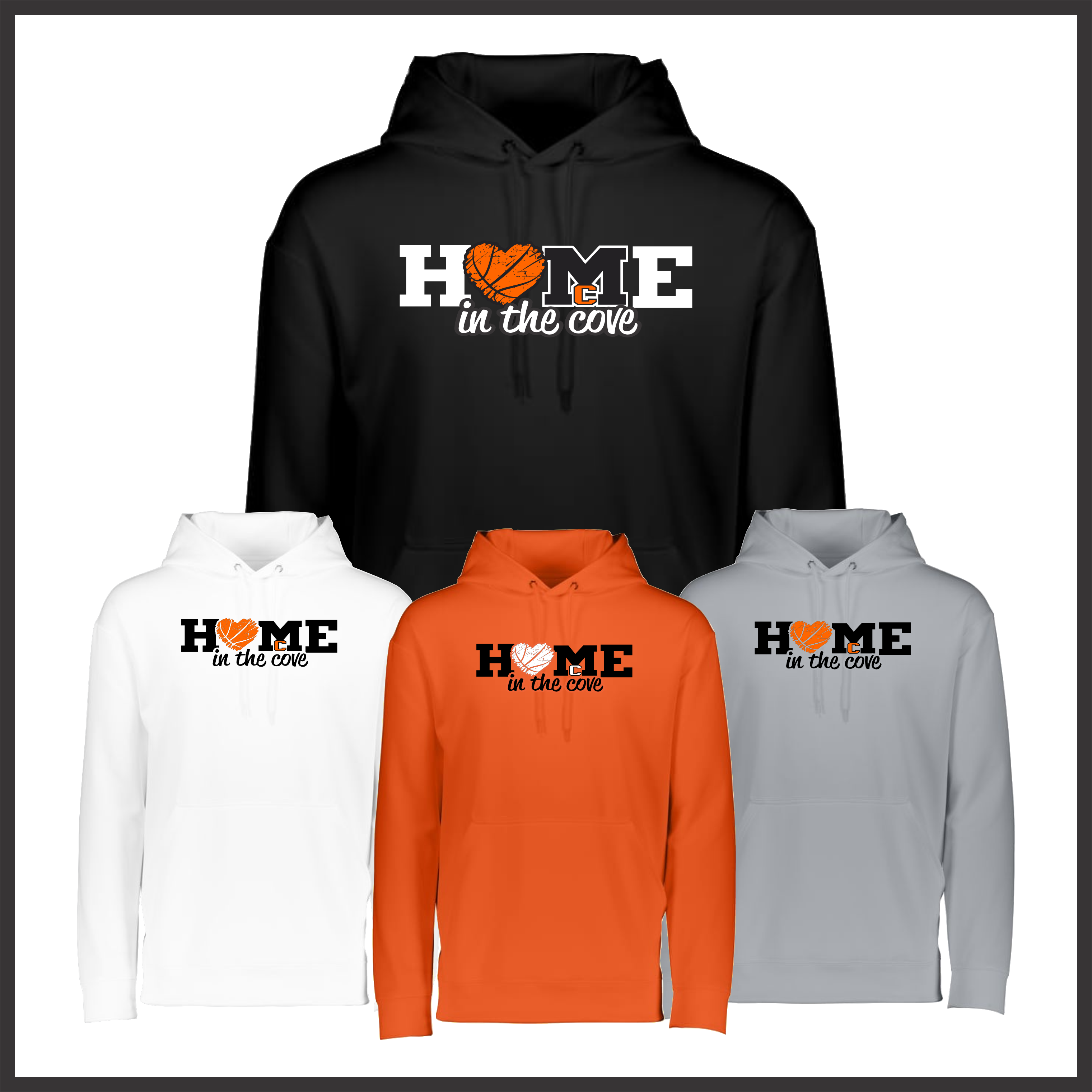 Magnet Cove Home in the Cove 100% Poly Wicking Hoodie Sweatshirt