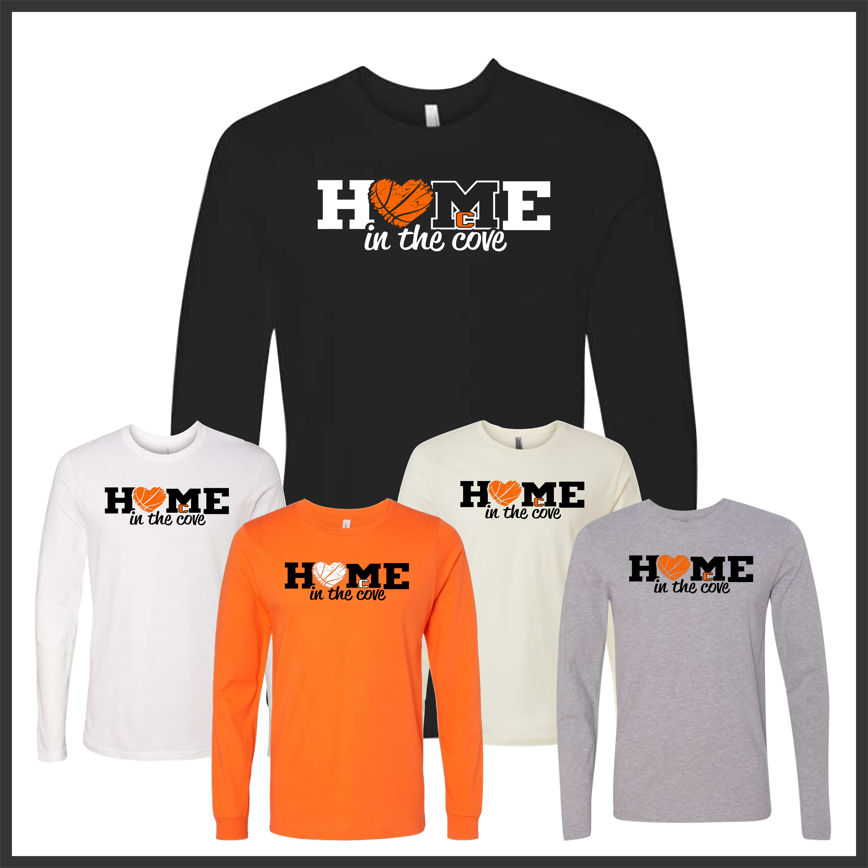 Magnet Cove Home in the Cove Long Sleeve Ringspun Cotton T-Shirt