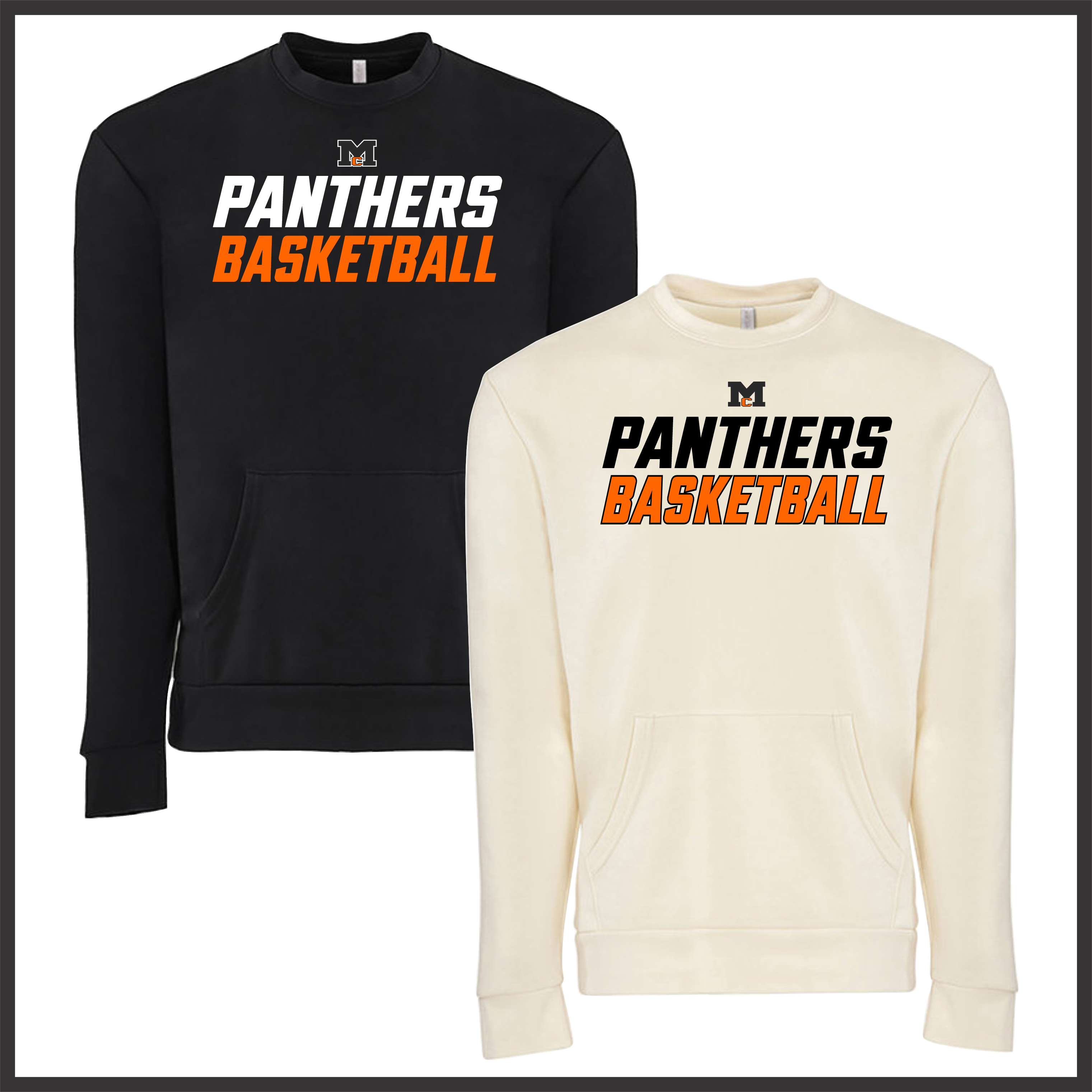 Magnet Cove Panthers Basketball *POCKET* Crewneck Sweatshirt