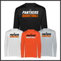 Magnet Cove Panthers Basketball Long Sleeve 100% Poly Wicking T-Shirt