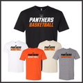 Magnet Cove Panthers Basketball Short Sleeve Ringspun Cotton T-Shirt