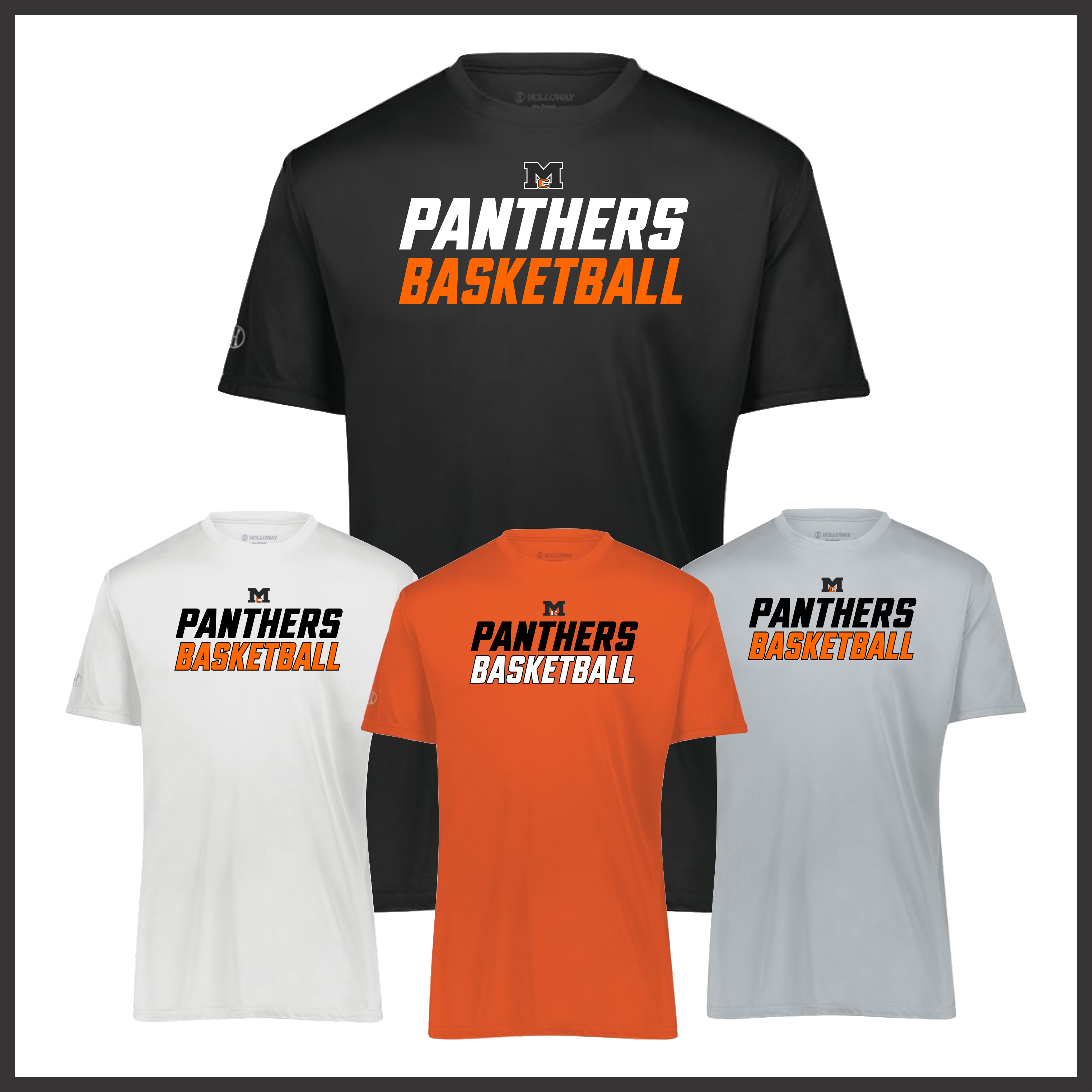 Magnet Cove Panthers Basketball Short Sleeve 100% Poly Wicking T-Shirt