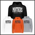 Magnet Cove Panthers Block Text 100% Poly Wicking Hoodie Sweatshirt