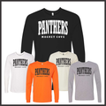 Magnet Cove Panthers Block Text Long Sleeve Ringspun Cotton T-Shirt