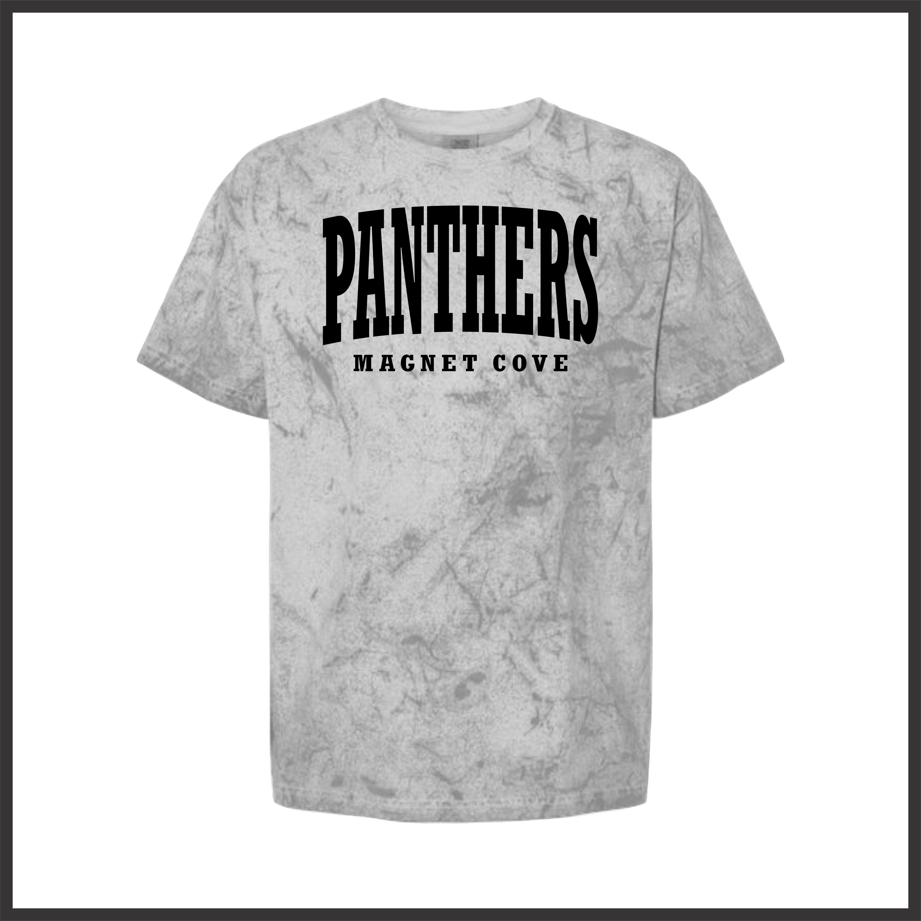 Magnet Cove Panthers Block Text Short Sleeve Comfort Colors Colorblast T-Shirt