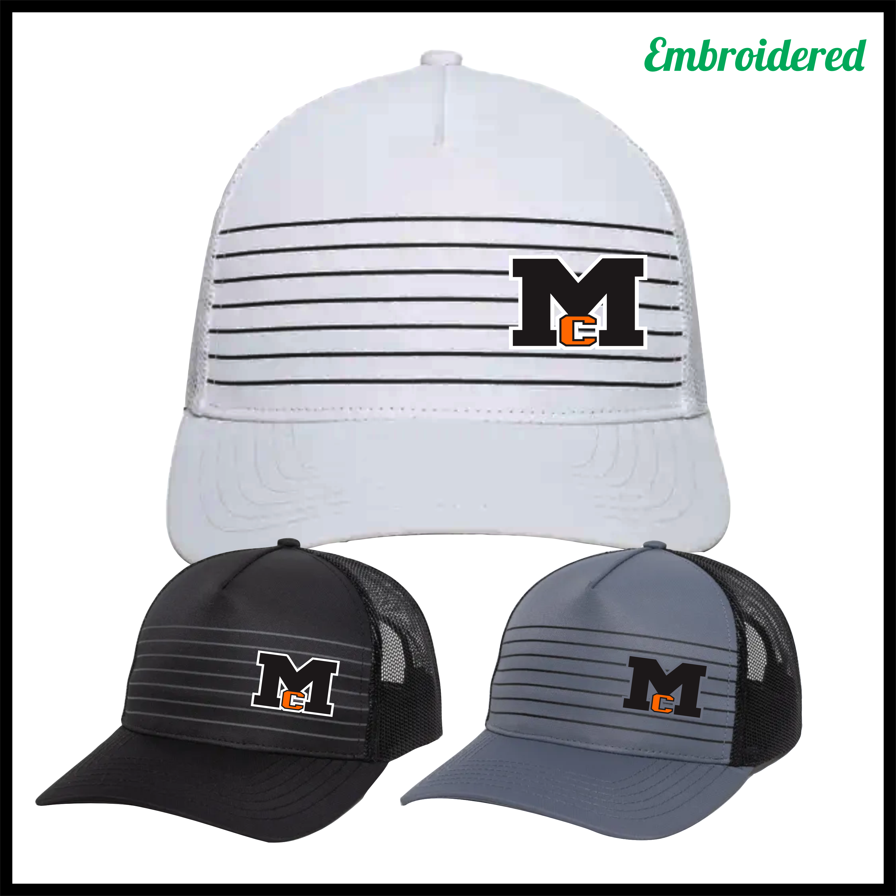 Magnet Cove Striped Snapback Hat